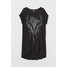 H&M H&M+ Sukienka typu T-shirt 0776163001 Czarny