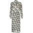 Monnari Sukienka z długim rękawem i plisowanym dołem FEM-19J-DRW64433-KMLC