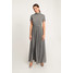 Quiosque Szara sukienka maxi z plisowanym dołem 4IF005231