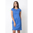 Quiosque Niebieska prosta sukienka ze strukturą 4HB003841