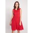 Quiosque Czerwona rozkloszowana sukienka z cyrkoniami na dekolcie 4IF004601