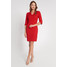 Quiosque Czerwona prosta sukienka z dekoltem 4IW005641