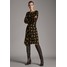 Massimo Dutti MIT PAISLEYPRINT Sukienka letnia black M3I21C080