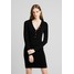 Vero Moda VMCHIP KARIS BUTTON DRESS Sukienka dzianinowa black VE121C1UR