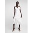 Missguided Tall BUTTON FRONT FRILL CAMI MIDI DRESS Sukienka letnia white MIG21C03Y