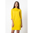 Quiosque Żółta sukienka z rozpinanym kołnierzem 4HJ007300