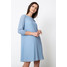 Quiosque Błękitna prosta zwiewna sukienka 4HB009801