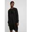Calvin Klein Jeans TAPING THROUGH MONOGRAM DRESS Sukienka letnia black C1821C04M