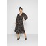Vero Moda Petite VMJULIE 3/4 CALF DRESS Sukienka letnia black VM021C044