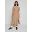 New Look Petite PRINT SPLIT MIDI DRESS Sukienka letnia brown NL721C04U