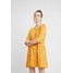 Monki RINA DRESS Sukienka koszulowa yellow dark MOQ21C063