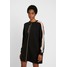 Missguided OVERSIZED SWEATER DRESS BLOCK Sukienka letnia black M0Q21C1G1