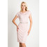 Quiosque Pastelowa różowa sukienka ze srebrnym paskiem 4GG006530