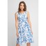 Quiosque Niebieska zwiewna sukienka w kwiaty 4HY007110
