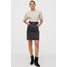 H&M Dżinsowa spódnica paper bag 0852181001 Czarny