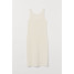 H&M Sukienka z cienkiej dzianiny 0712793001 Biały