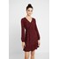 New Look SHIRRED WAIST Sukienka letnia black/red NL021C130