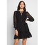 Forever New LAYLA SPLICED DOBBY DRESS Sukienka letnia black FOD21C07E