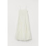 H&M Sukienka z lyocellem 0749663001 Kremowy