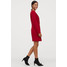 H&M Sukienka żakietowa 0815026001 Czerwony