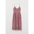 H&M Koronkowa sukienka 0608007017 Antyczny róż