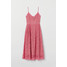 H&M Koronkowa sukienka 0608007002 Różowy
