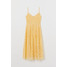 H&M Koronkowa sukienka 0608007002 Żółty