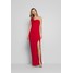 WAL G. OFF THE SHOULDER FRILL DETAIL MAXI DRESS Suknia balowa red WG021C0DI