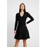 Forever New CARRIE SKATER DRESS Sukienka dzianinowa black FOD21C076