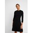 Calvin Klein 3/4 SLEEVE DRESS Sukienka z dżerseju black 6CA21C01I