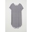 H&M Sukienka typu T-shirt 0401044005 Biały/Czarna krata