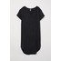 H&M Sukienka typu T-shirt 0401044034 Czarny