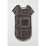 H&M Sukienka typu T-shirt 0401044005 Ciemnoszary/Paisley