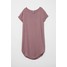 H&M Sukienka typu T-shirt 0401044034 Ciemny antyczny róż