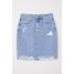 H&M Spódnica dżinsowa 0554640001 Jasnoniebieski denim