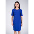 Quiosque Niebieska sukienka z rozciętymi rękawami 4CT560801