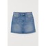 H&M Spódnica dżinsowa 0691855010 Niebieski denim