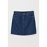 H&M Spódnica dżinsowa 0691855001 Ciemnoniebieski denim