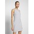 Calvin Klein Jeans MONOGRAM TANK DRESS Sukienka z dżerseju light grey heather C1821C055