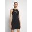 Calvin Klein Jeans MONOGRAM TANK DRESS Sukienka z dżerseju black C1821C055
