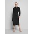 Calvin Klein BELTED MIDI DRESS Sukienka koszulowa black 6CA21C01O