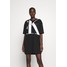 Calvin Klein Jeans LARGE OVERSIZED DRESS Sukienka z dżerseju black C1821C05C