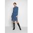 PIECES Tall PCNISSA MIX DRESS CAMP Sukienka letnia dark blue denim PIP21C014