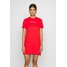 Calvin Klein Jeans INSTITUTIONAL DRESS Sukienka z dżerseju fiery red C1821C05A