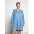 MY TRUE ME TOM TAILOR EASY CHAMBRAY DRESS Sukienka koszulowa light blue TOL21C00S