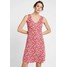 TOM TAILOR DRESS V-NECK Sukienka z dżerseju red TO221C0AF