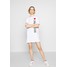 Love Moschino NEW ADDED DRESS SIDE LOGO PLUS SHAPE Sukienka z dżerseju optical white LO921C05M