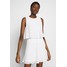 Missguided PLEATED SLEEVELESS SMOCK DRESS Sukienka letnia white M0Q21C1H3