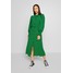 Topshop CHECK SHIRRED Sukienka letnia green TP721C17T
