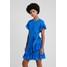 MICHAEL Michael Kors RUFFLE WRAP DRESS Sukienka letnia grecian blue MK121C0BY